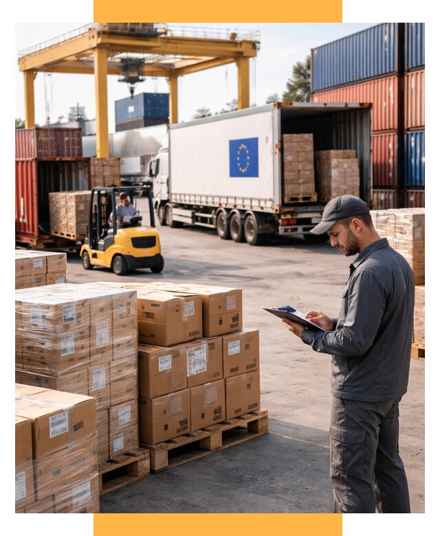 Доставка грузов из Европы от 12265 р., логистика СетСервис-Чрп