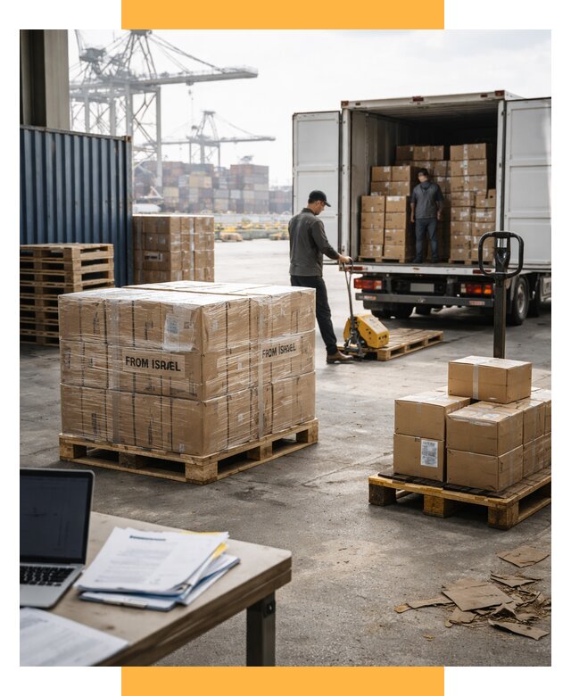 Доставка грузов из Израиля от 15332 р., логистика от СетСервис-Чрп