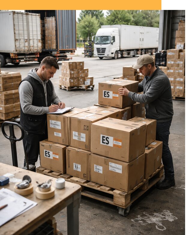 Доставка грузов в Испанию автотранспортом от 35774 руб