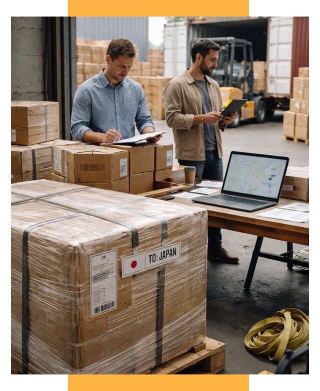 Доставка грузов в Японию от 25553 р., логистика СетСервис-Чрп