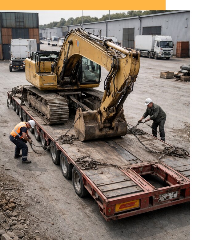 Перевозка спецтехники по России и миру от 45995 руб