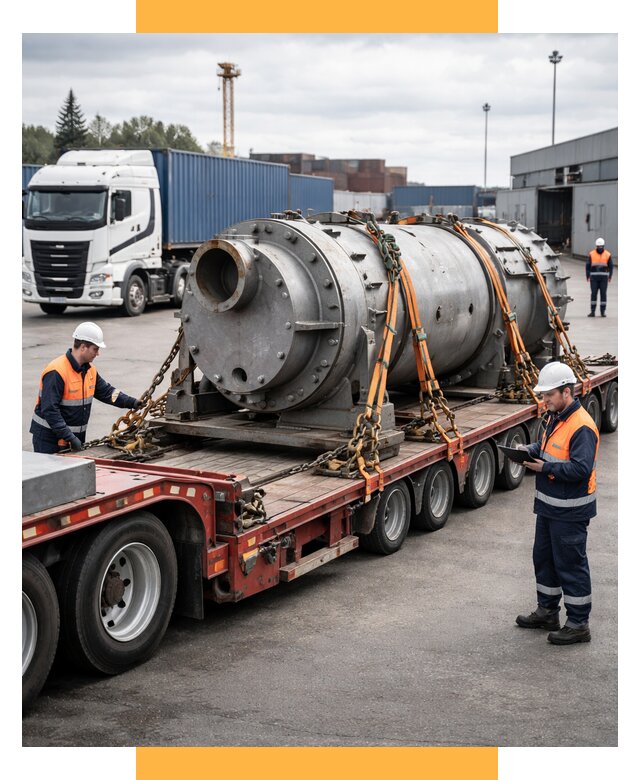 Перевозка тяжеловесных грузов под ключ от 153315 р. | СетСервис-Чрп